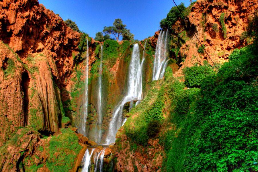 Ouzoud-watervallen en Iminifri 2-daagse excursie