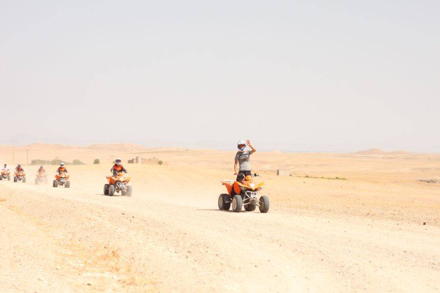 Quad in Agafay Rocky Desert vanuit Marrakech