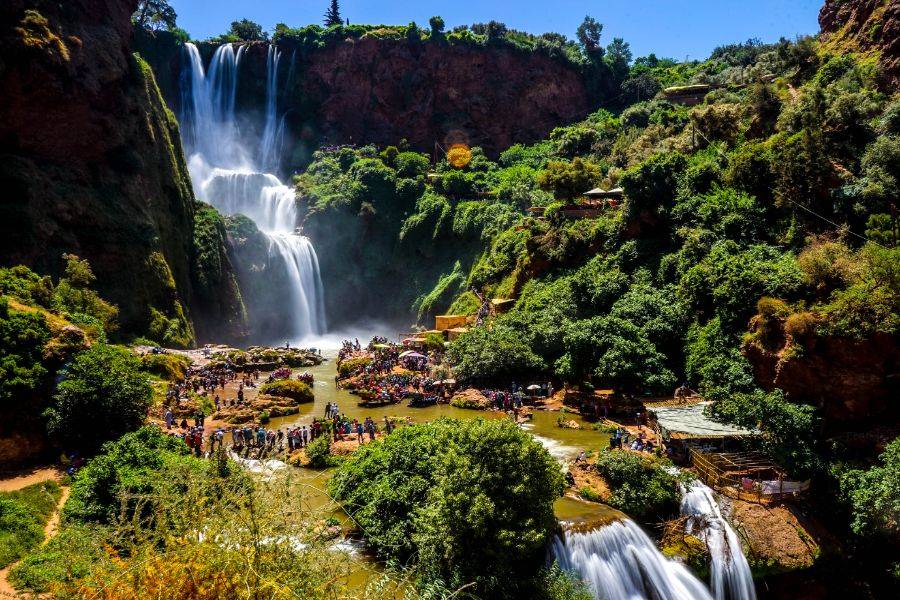 Ouzoud-watervallen en Iminifri 2-daagse excursie