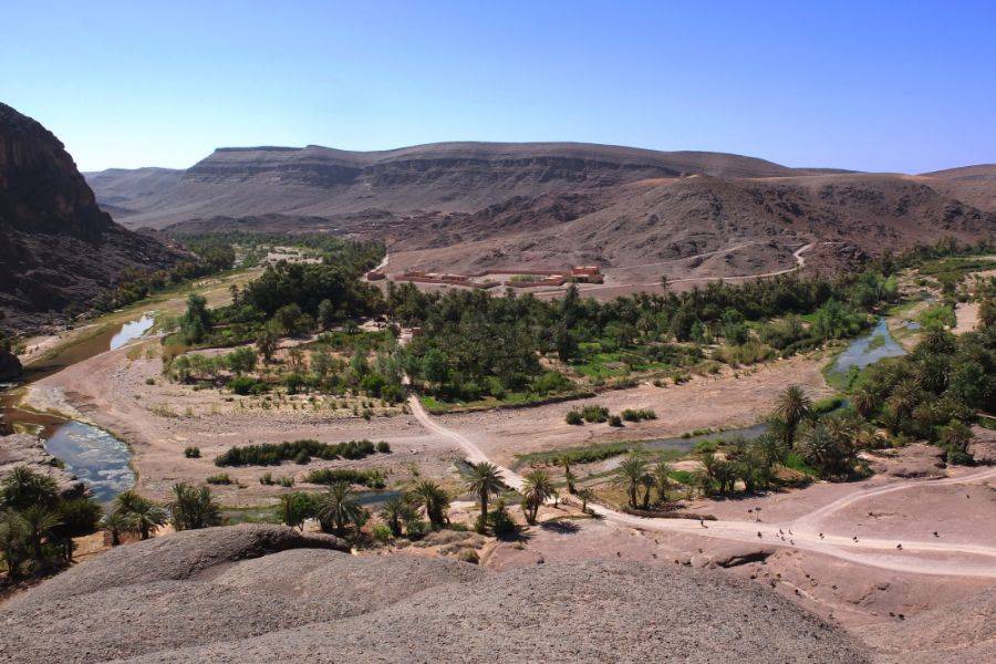 Ouarzazate, Kasbah Ait ben haddou & Oasis Fint 2 daagse tour