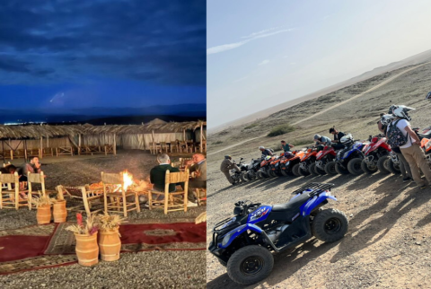 Quad- en liveshow en diner in Agafay-woestijntochten