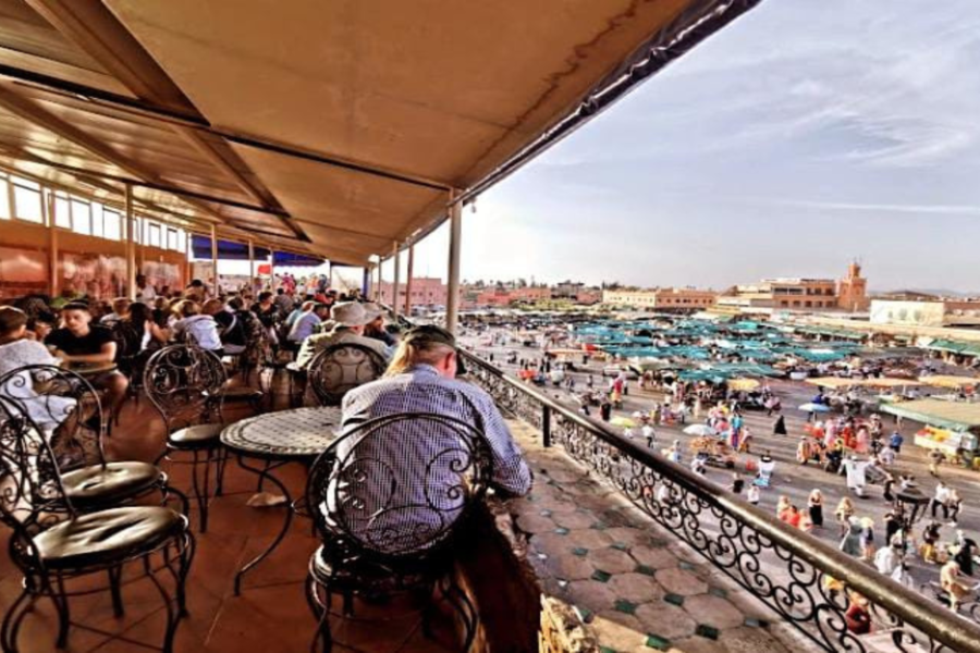 Rooftop Tour en Medina Visit with Meals in Marrakech