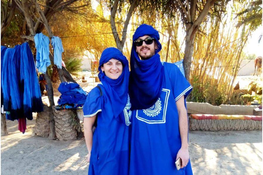 Kameelrijden in de Palmeraie van Marrakech