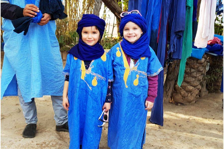Kameelrijden in de Palmeraie van Marrakech