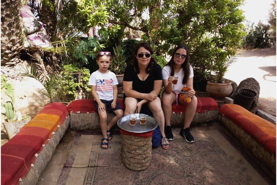 Kameelrit en quad in Marrakech Palmeraie