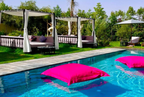 Vanuit Marrakech: Dagpas voor een ontspannende villa met zwembad en Marokkaanse lunch