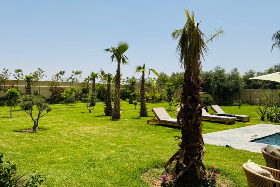 Vanuit Marrakech: Dagpas voor een ontspannende villa met zwembad en Marokkaanse lunch