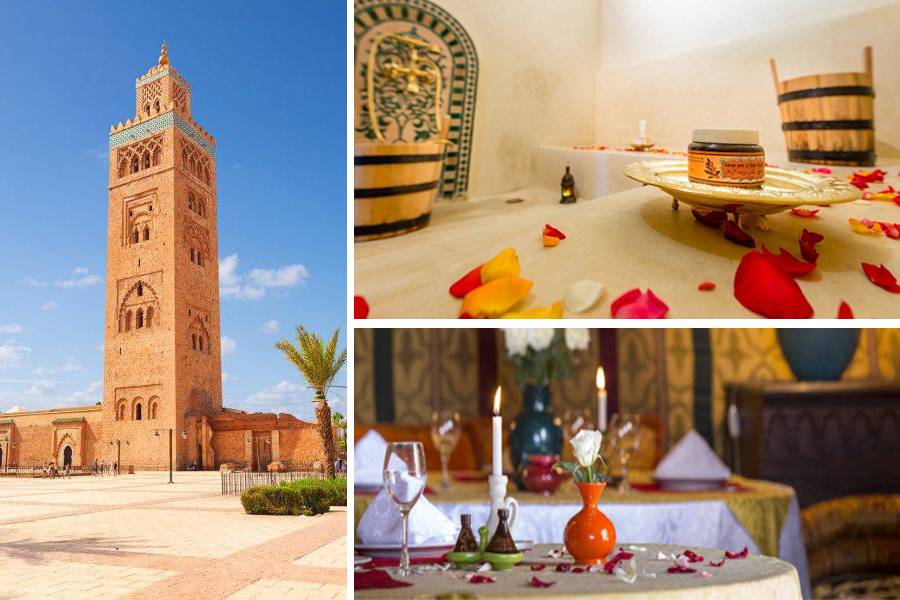 Bezoek aan Medina van Marrakech, SPA & Dinner Experience