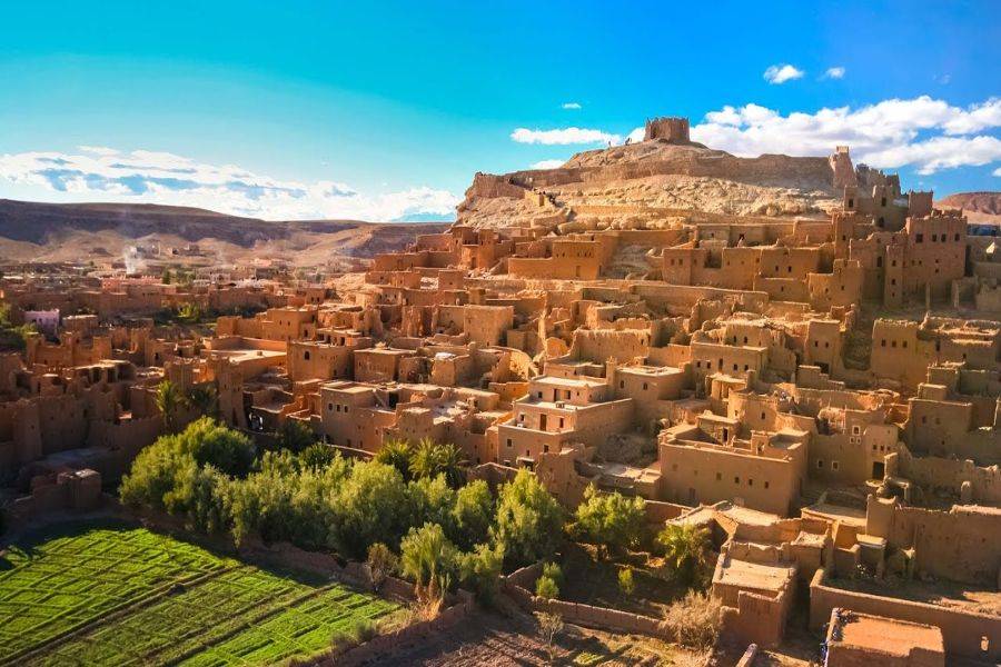 Ouarzazate, Kasbah Ait ben haddou & Oasis Fint 2 daagse tour