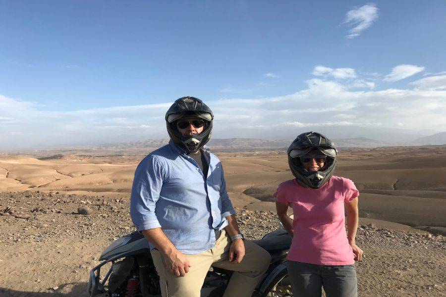 Quad in Agafay Rocky Desert vanuit Marrakech