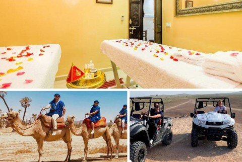 Buggy-, kameel- en spa-ervaring in Marrakech