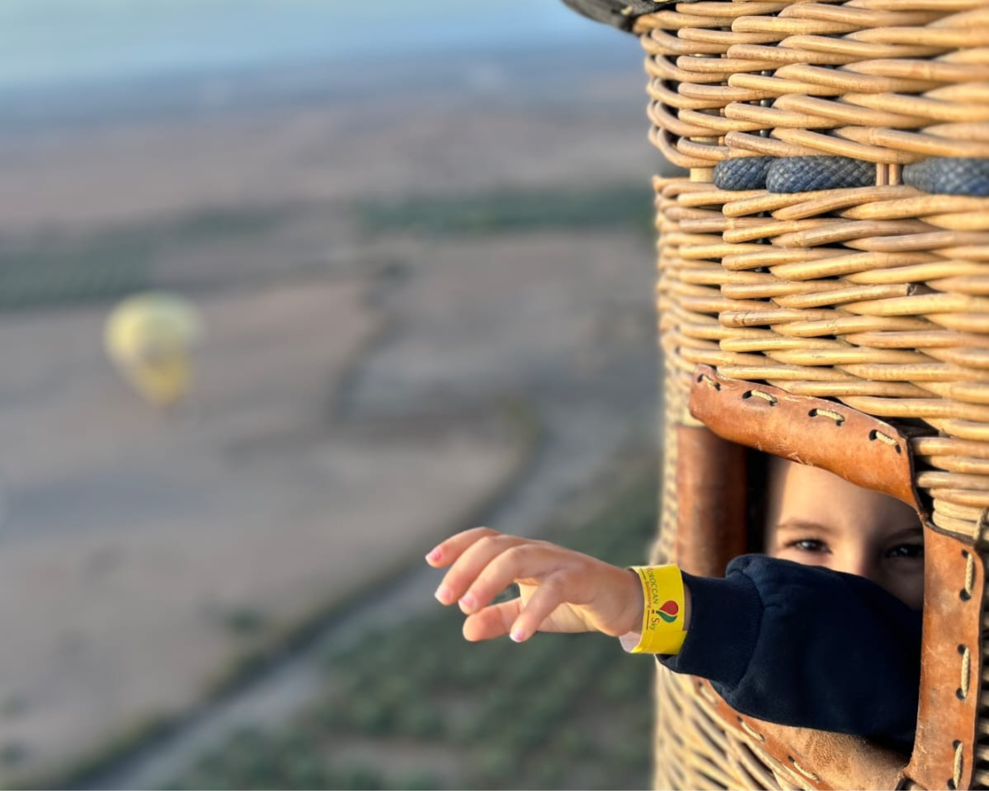 Ballonvaart bij zonsopgang, dagpas voor het zwembad & lunch in Marrakech